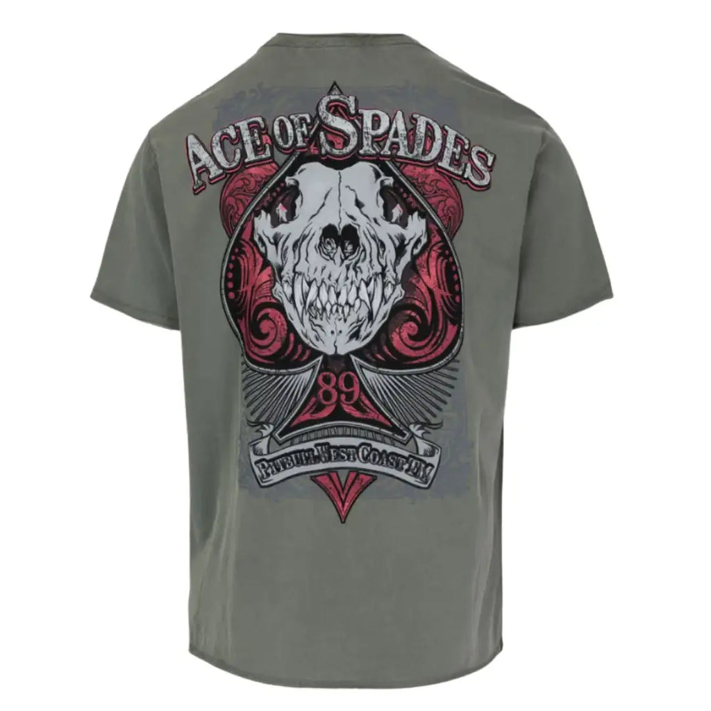 pitbull-herren-t-shirt-ace-of-spades-denim-washed-raw-1 - JeanZone