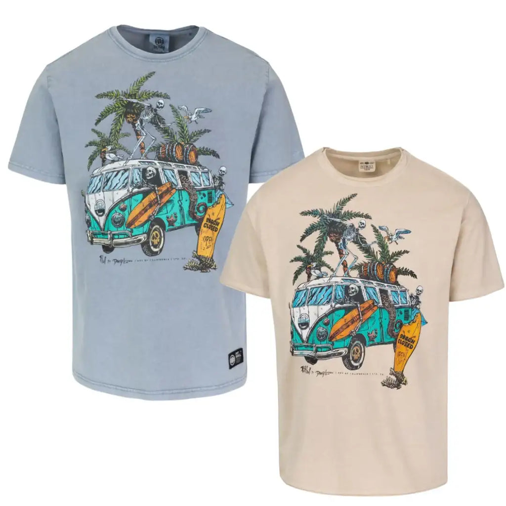 pitbull-herren-t-shirt-open-beach-190-gsm-denim-washed-raw-edge-1 - JeanZone