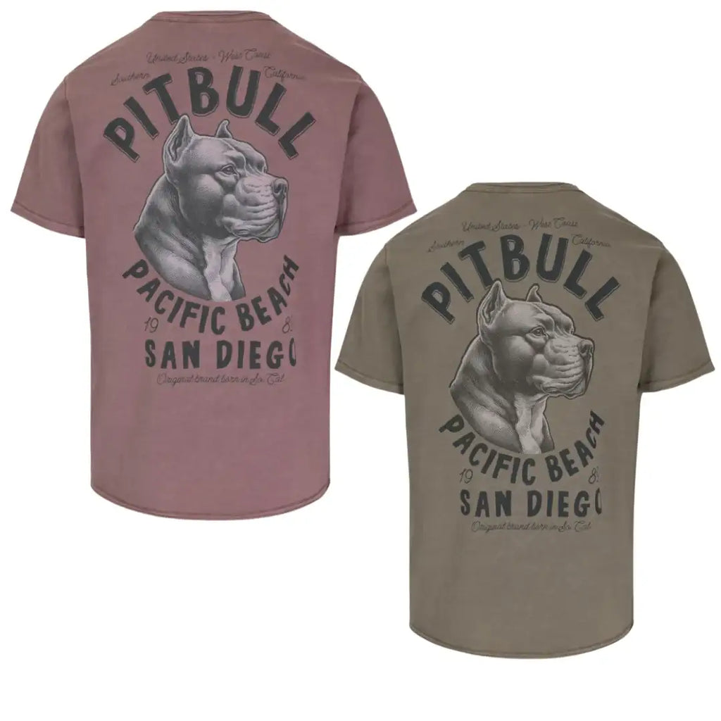 pitbull-herren-t-shirt-pacific-in-raw-denim-washed-1 - JeanZone
