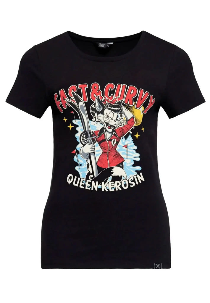queen-kerosin-damen-basic-t-shirt-fast-and-curvy-in-black-qki41007-200-1 - JeanZone