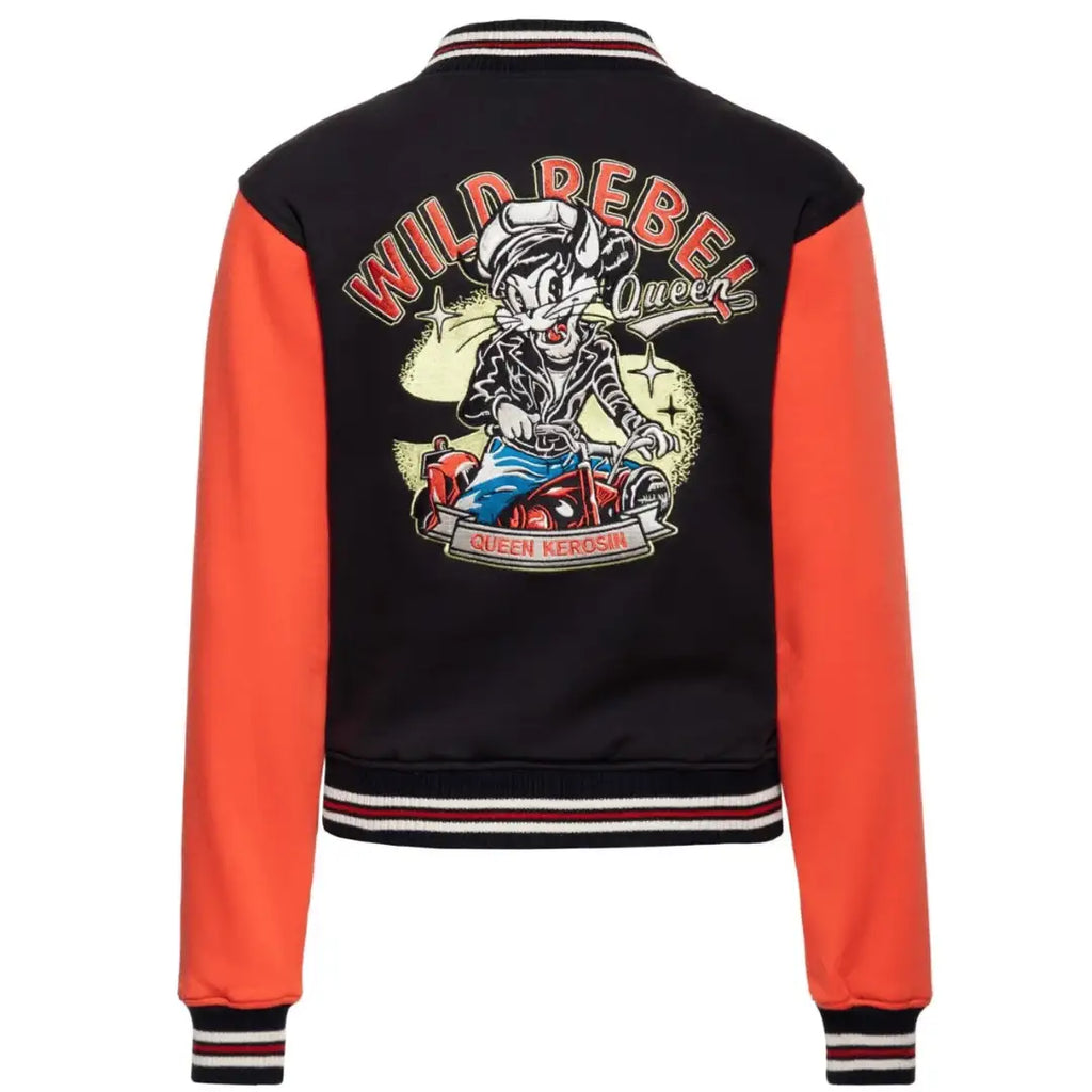 queen-kerosin-damen-slim-college-jacke-wild-rebel-59022-335-1 - JeanZone