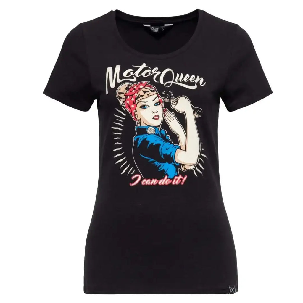 queen-kerosin-damen-t-shirt-motor-queen-i-can-do-it-in-black-1 - JeanZone