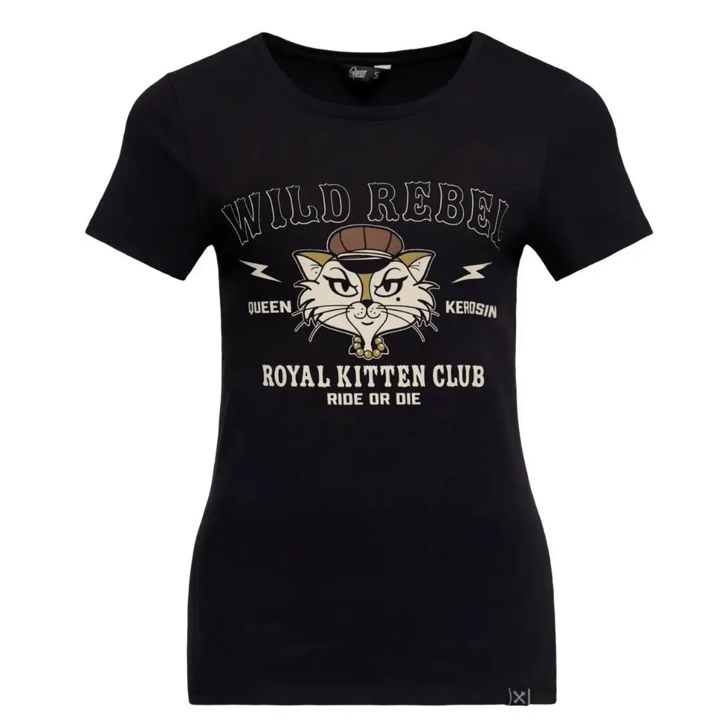 queen-kerosin-damen-t-shirt-royal-kitten-club-in-black--1 - JeanZone
