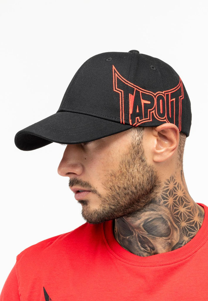 Tapout Herren Basecap Sugarpine in black red 960033 - JeanZone