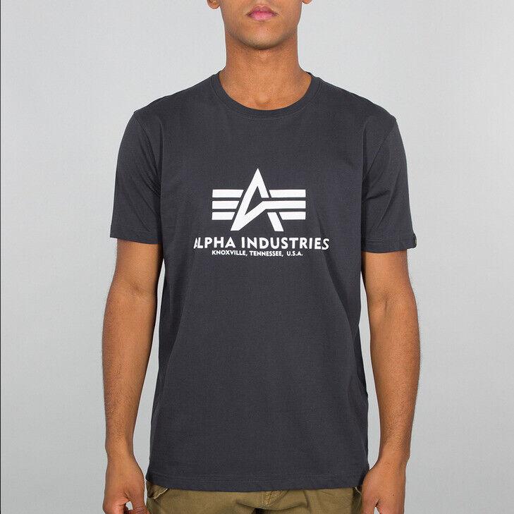 Alpha Industries T-Shirt Basic T in iron grey 466 - Jeans Boss