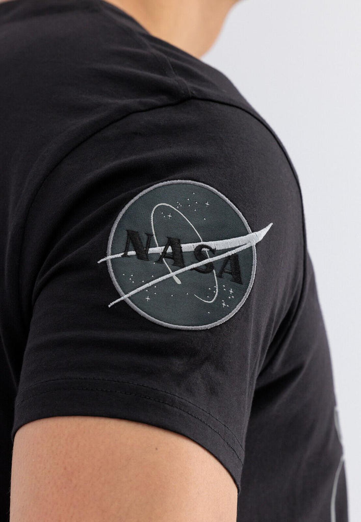 Alpha Industries T-Shirt Dark Side T in black refective - Jeans Boss