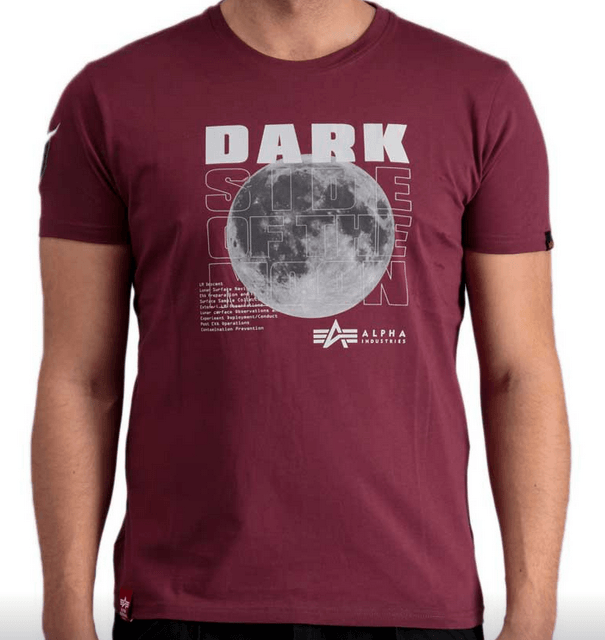 Alpha Industries T-Shirt Dark Side T in burgundy - Jeans Boss