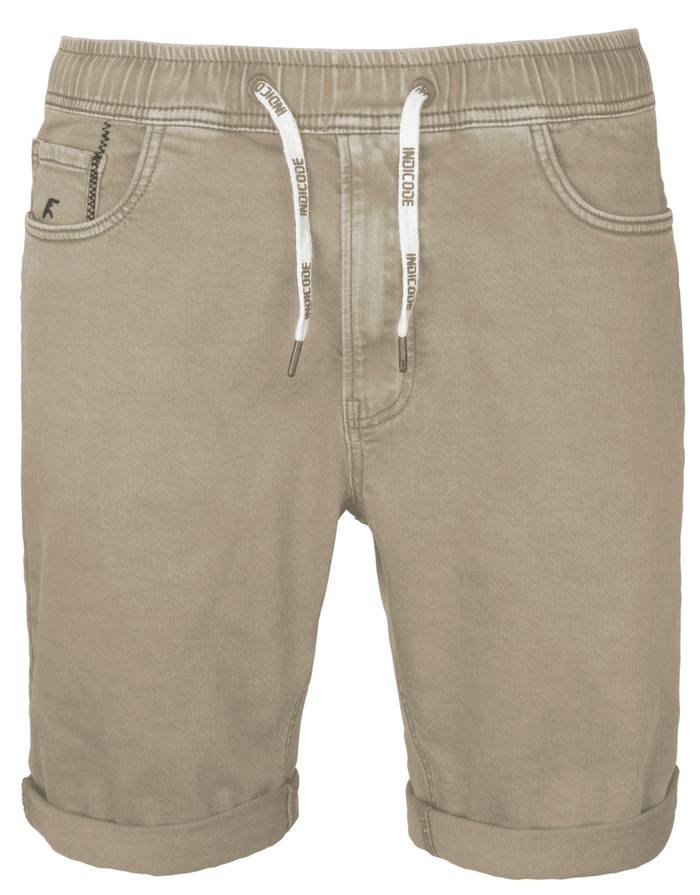Indicode Sweatshorts Cayson in Fog White o. Army Olive - Jeans Boss