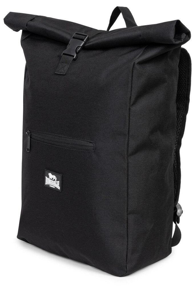 Lonsdale London Rucksack Bolney Rolltop Technik Backpack in schwarz ca. 17Liter - JeanZone