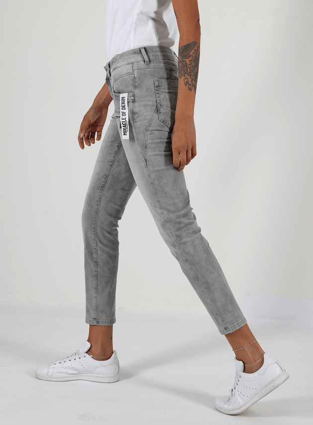 Miracle of Denim Slim Fit Jeans Mima in Pretty Grey L28 - Jeans Boss