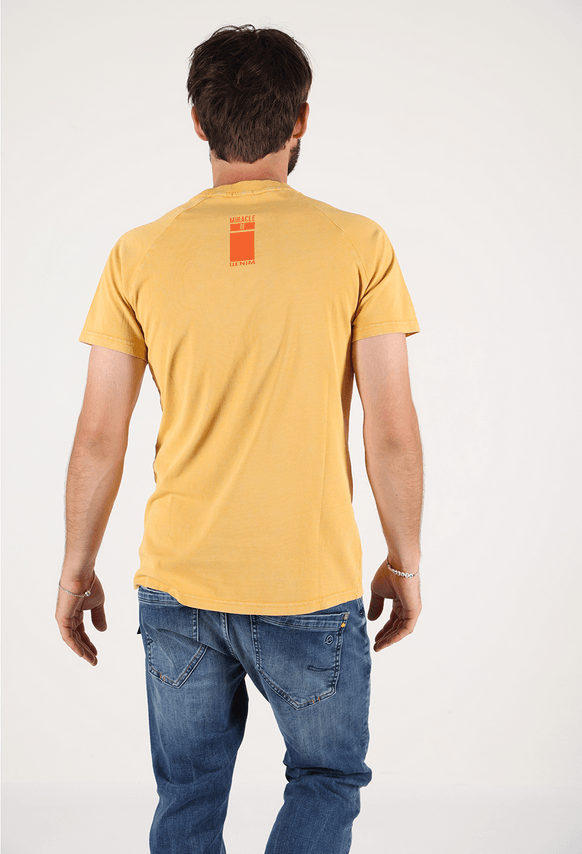 Miracle of Denim T-Shirt Herren MOD in gelb oder grün 100% BW - Jeans Boss