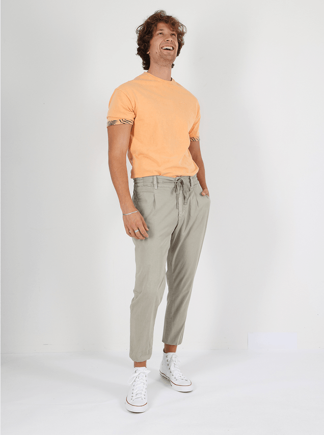 Miracle of Denim Tapered Chino Hose Hendrix in Olive - Jeans Boss