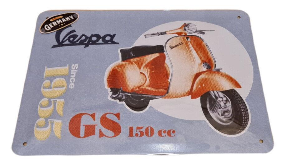 Nostalgic Art Blechschild 15x20cm Vespa GS 155 cc 1955 - Jeans Boss