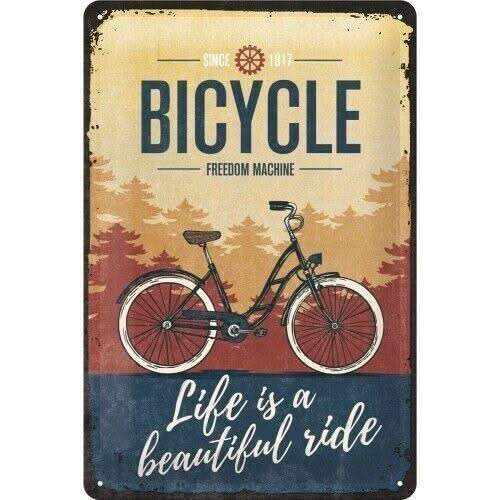 nostalgic-art-blechschild-20cm-x-30cm-bicycle-1 - JeanZone