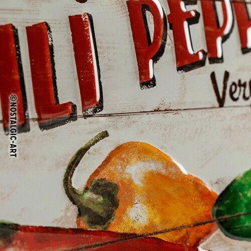Nostalgic Art Blechschild 20x30cm Chilli Peppers - Very Hot - Jeans Boss