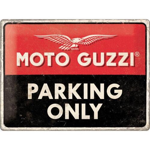 Nostalgic Art Blechschild 30x40cm Moto Guzzi Parking Only - Jeans Boss