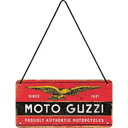 Nostalgic-Art Blechschild Dekoschild Hängeschild 10x20 cm -Moto Guzzi - Jeans Boss