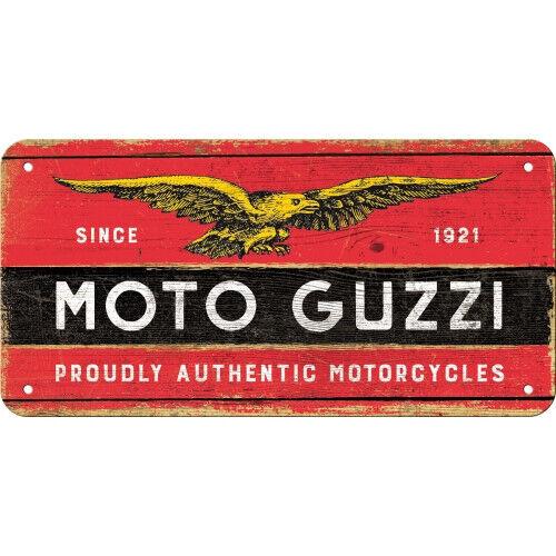 Nostalgic-Art Blechschild Dekoschild Hängeschild 10x20 cm -Moto Guzzi - Jeans Boss