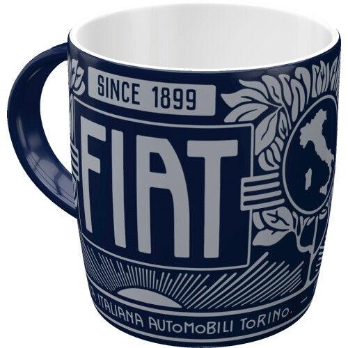 Nostalgic Art Tasse Fiat Since 1899 Logo Blue - Jeans Boss