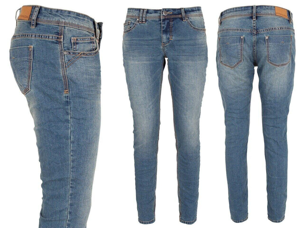 Stitch & Soul Jeans Damen Skinny Fit used blue - Jeans Boss